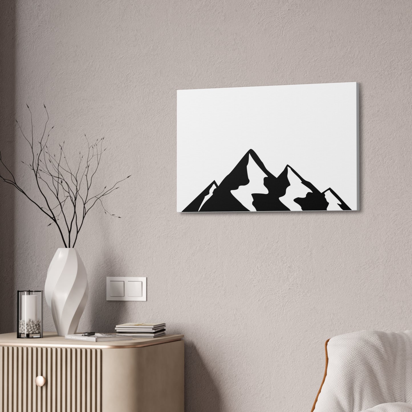 mountains003 - Mountain Landscape Wall Art Canvas