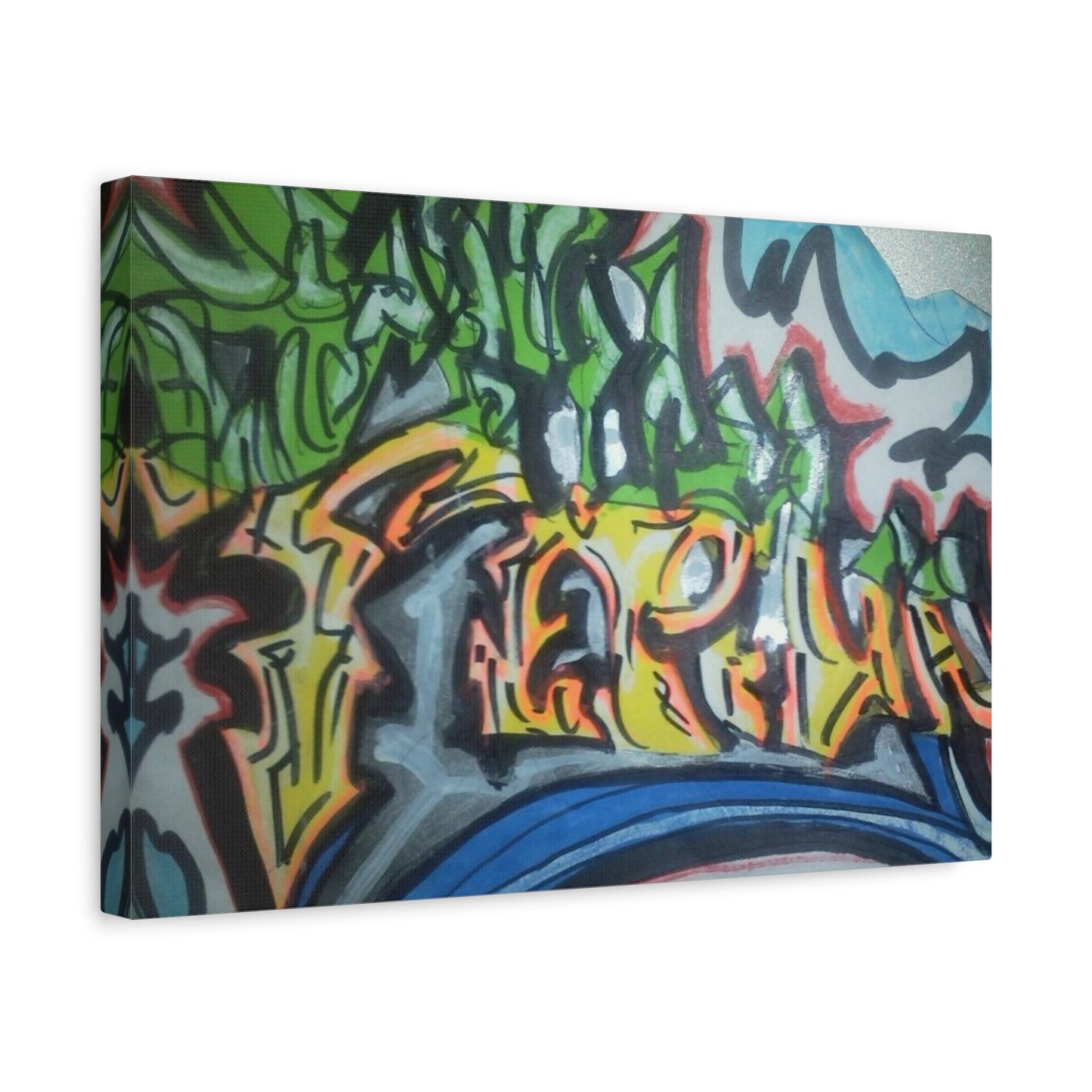 Graffiti Street Art Canvas Print — Urban Colorful Wall Decor