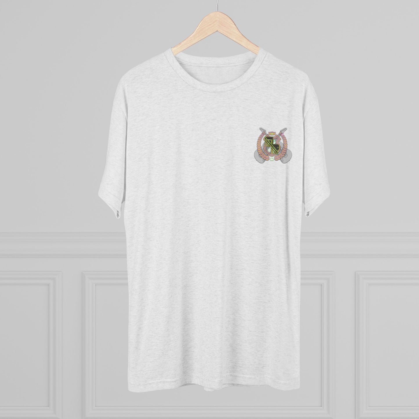 Heraldic Crest T‑Shirt — Vintage Shield Emblem Tee