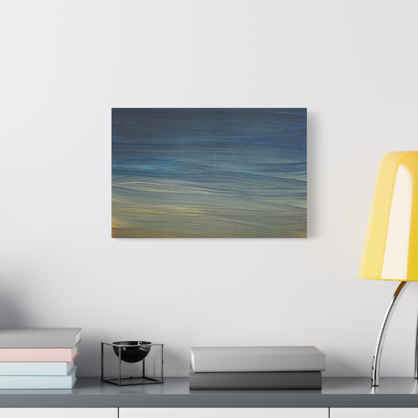 Abstract Coastal Sunset Canvas Print — Matte Stretched Wall Art