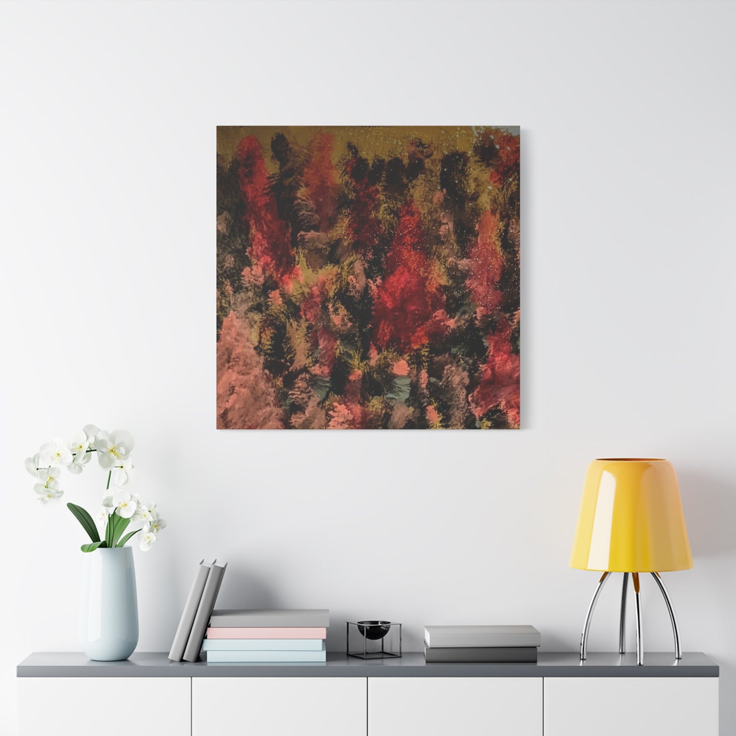 Autumn Forest Abstract Canvas