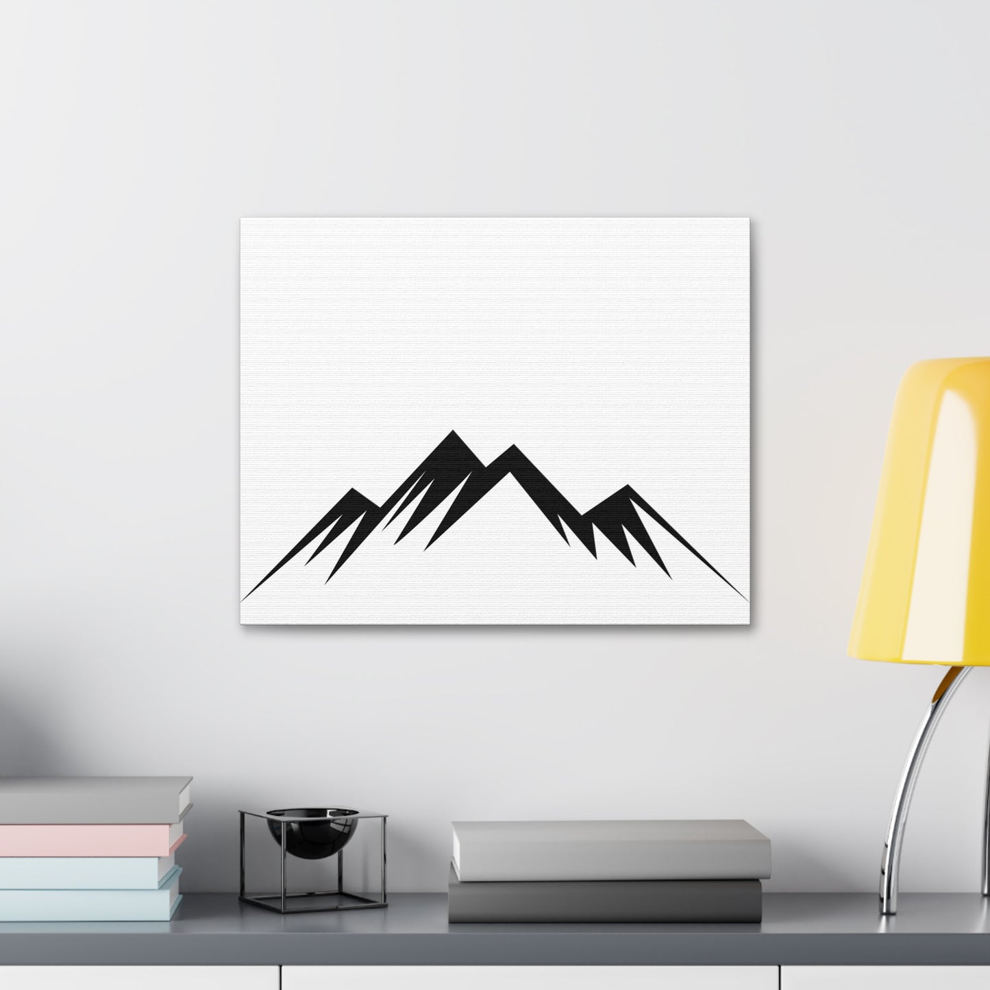 mountains004 - Minimalist Mountain Canvas Art